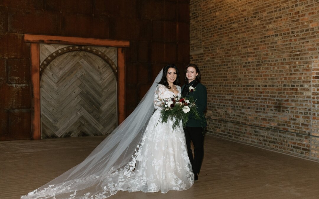 A Modern Green and Black Wedding | Stephanie and Lindsey – 3/4/22